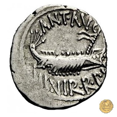 544/16 - denario LEG. IIII (legionis quartae) 32-31 BC (Itinerante con M. Antonius)