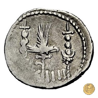 544/16 - denario LEG. IIII (legionis quartae) 32-31 BC (Itinerante con M. Antonius)