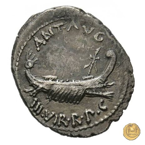 544/17 - denario LEG. IV (legionis quartae) 32-31 BC (Itinerante con M. Antonius)