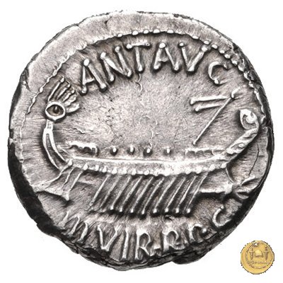 544/18 - denario LEG. V (legionis quintae) 32-31 BC (Itinerante con M. Antonius)