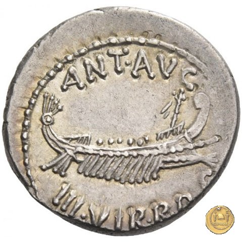 544/18 - denario LEG. V (legionis quintae) 32-31 BC (Itinerante con M. Antonius)