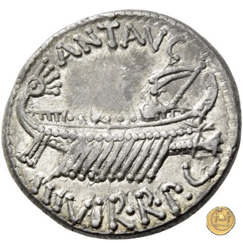 544/18 - denario LEG. V (legionis quintae) 32-31 a.C. (Itinerante con M. Antonius)