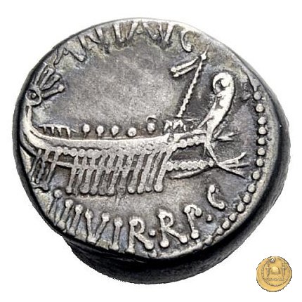 544/19 - denario LEG. VI (legionis sextae) 32-31 BC (Itinerante con M. Antonius)