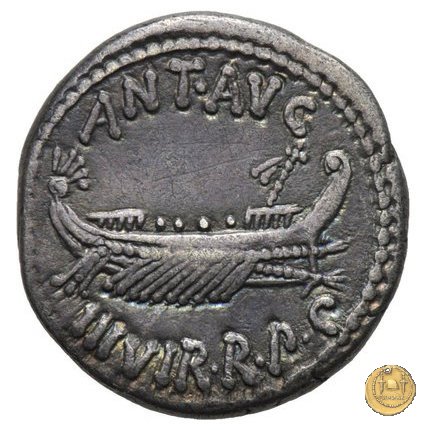 544/19 - denario LEG. VI (legionis sextae) 32-31 BC (Itinerante con M. Antonius)