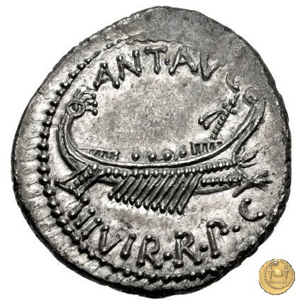 544/19 - denario LEG. VI (legionis sextae) 32-31 BC (Itinerante con M. Antonius)