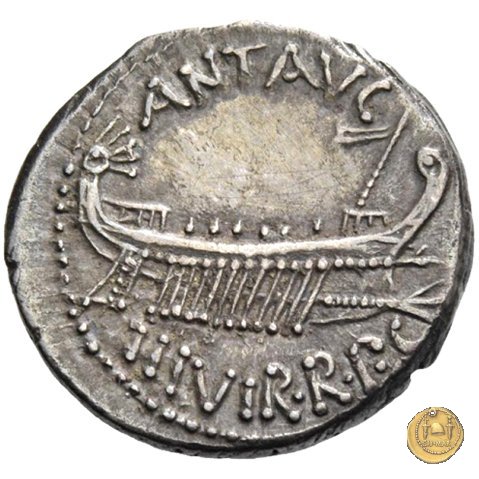 544/19 - denario LEG. VI (legionis sextae) 32-31 a.C. (Itinerante con M. Antonius)