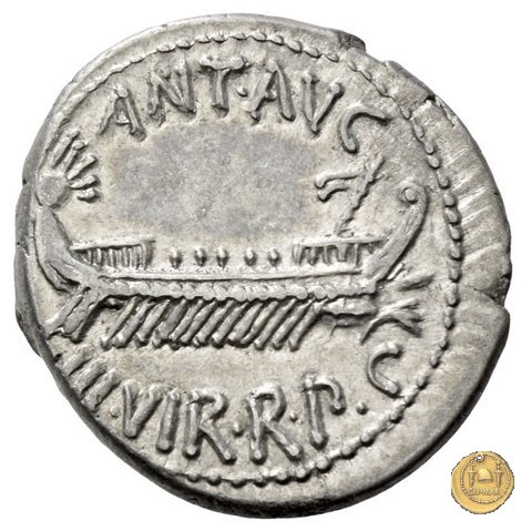 544/19 - denario LEG. VI (legionis sextae) 32-31 a.C. (Itinerante con M. Antonius)