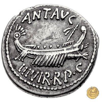 544/20 - denario LEG. VII (legionis septimae) 32-31 BC (Itinerante con M. Antonius)