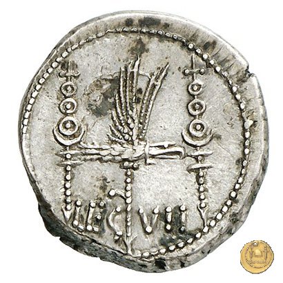 544/20 - denario LEG. VII (legionis septimae) 32-31 BC (Itinerante con M. Antonius)