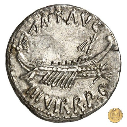 544/20 - denario LEG. VII (legionis septimae) 32-31 BC (Itinerante con M. Antonius)