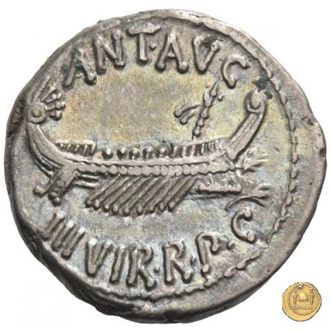 544/20 - denario LEG. VII (legionis septimae) 32-31 a.C. (Itinerante con M. Antonius)