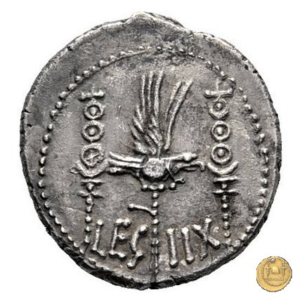 544/21 - denario LEG. VIII (legionis octavae) 32-31 BC (Itinerante con M. Antonius)