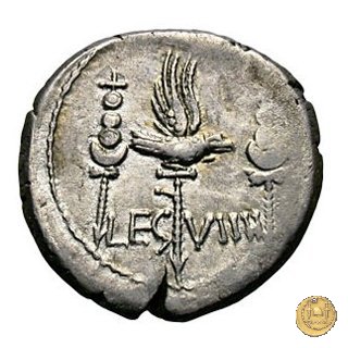 544/22 - denario LEG. VIIII (legionis nonae) 32-31 BC (Itinerante con M. Antonius)