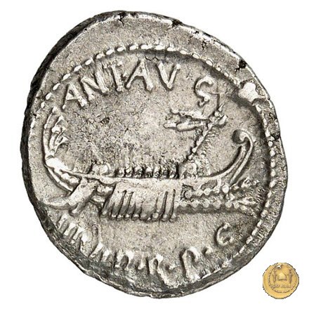 544/22 - denario LEG. VIIII (legionis nonae) 32-31 BC (Itinerante con M. Antonius)