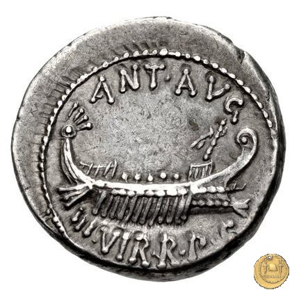 544/23 - denario LEG. IX (legionis nonae) 32-31 BC (Itinerante con M. Antonius)