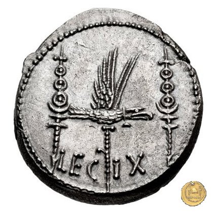 544/23 - denario LEG. IX (legionis nonae) 32-31 BC (Itinerante con M. Antonius)