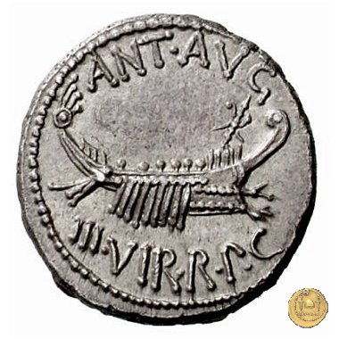 544/24 - denario LEG. X (legionis decimae) 32-31 BC (Itinerante con M. Antonius)