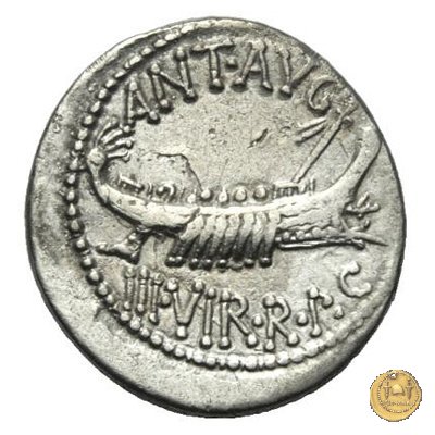 544/24 - denario LEG. X (legionis decimae) 32-31 BC (Itinerante con M. Antonius)