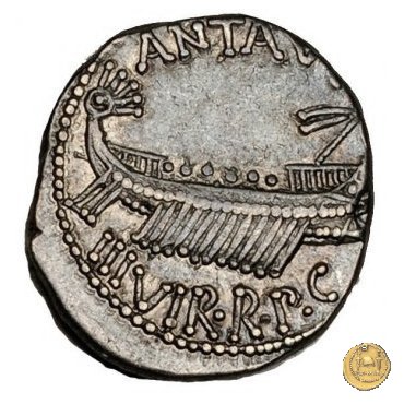 544/24 - denario LEG. X (legionis decimae) 32-31 BC (Itinerante con M. Antonius)