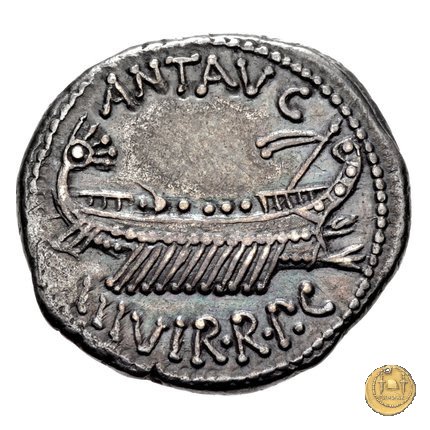 544/24 - denario LEG. X (legionis decimae) 32-31 BC (Itinerante con M. Antonius)