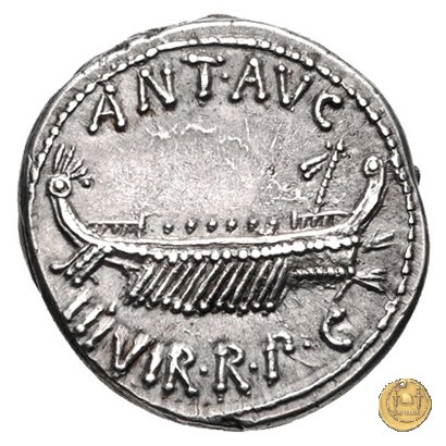 544/25 - denario LEG. XI (legionis undecimae) 32-31 BC (Itinerante con M. Antonius)