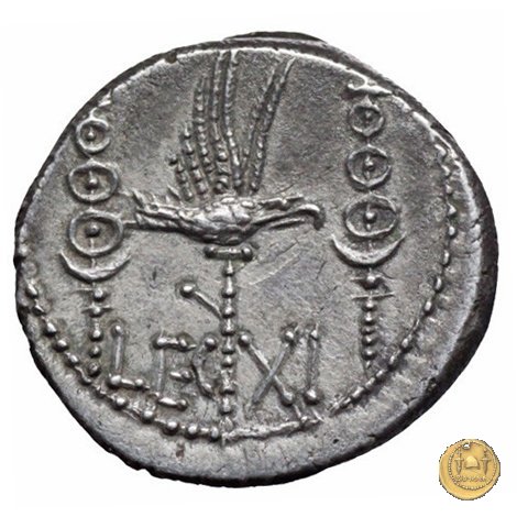 544/25 - denario LEG. XI (legionis undecimae) 32-31 BC (Itinerante con M. Antonius)