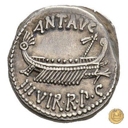 544/25 - denario LEG. XI (legionis undecimae) 32-31 BC (Itinerante con M. Antonius)