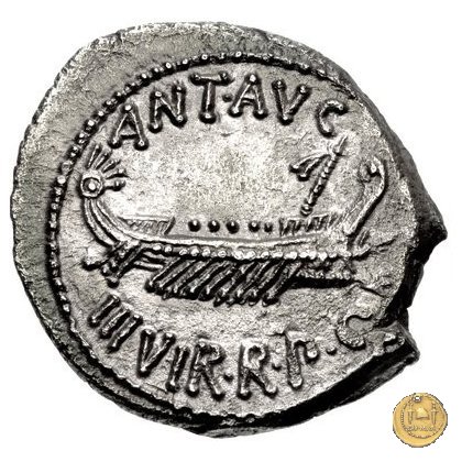 544/25 - denario LEG. XI (legionis undecimae) 32-31 BC (Itinerante con M. Antonius)