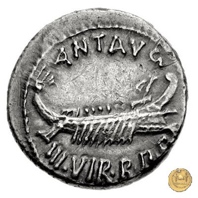 544/26 - denario LEG. XII (legionis duodecimae) 32-31 BC (Itinerante con M. Antonius)