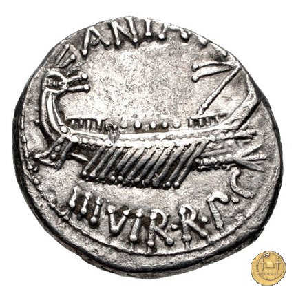 544/26 - denario LEG. XII (legionis duodecimae) 32-31 BC (Itinerante con M. Antonius)