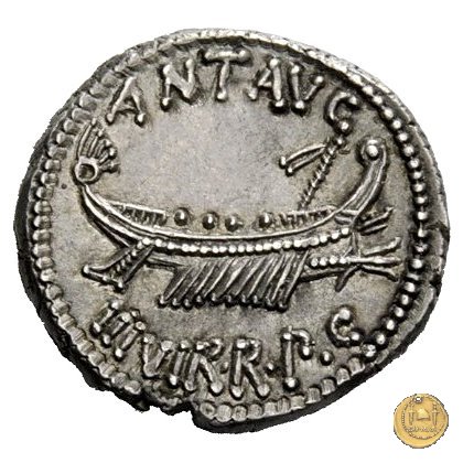 544/26 - denario LEG. XII (legionis duodecimae) 32-31 BC (Itinerante con M. Antonius)