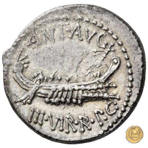 544/26 - denario LEG. XII (legionis duodecimae) 32-31 BC (Itinerante con M. Antonius)