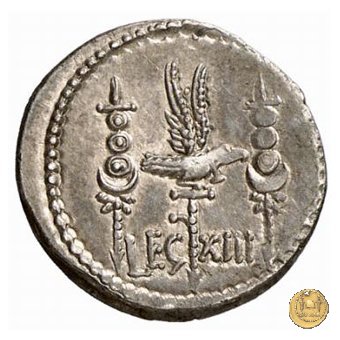 544/27 - denario LEG. XIII (legionis tredecimae) 32-31 BC (Itinerante con M. Antonius)