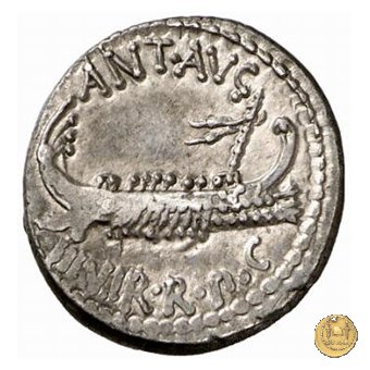 544/27 - denario LEG. XIII (legionis tredecimae) 32-31 BC (Itinerante con M. Antonius)