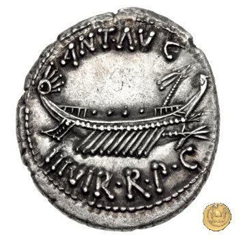 544/27 - denario LEG. XIII (legionis tredecimae) 32-31 BC (Itinerante con M. Antonius)