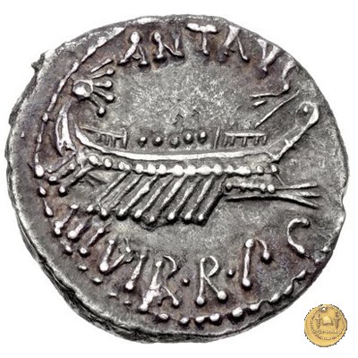 544/27 - denario LEG. XIII (legionis tredecimae) 32-31 BC (Itinerante con M. Antonius)