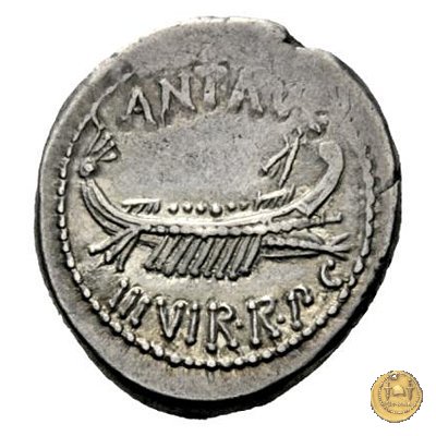 544/27 - denario LEG. XIII (legionis tredecimae) 32-31 BC (Itinerante con M. Antonius)