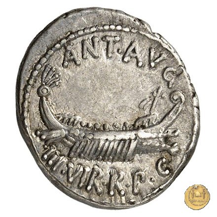 544/27 - denario LEG. XIII (legionis tredecimae) 32-31 BC (Itinerante con M. Antonius)