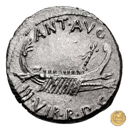 544/27 - denario LEG. XIII (legionis tredecimae) 32-31 BC (Itinerante con M. Antonius)