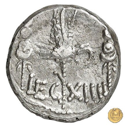 544/28 - denario LEG. XIIII (legionis quartae decimae) 32-31 BC (Itinerante con M. Antonius)