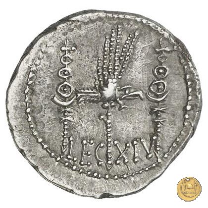 544/29 - denario LEG. XIV (legionis quartae decimae) 32-31 BC (Itinerante con M. Antonius)