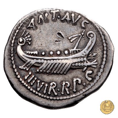 544/29 - denario LEG. XIV (legionis quartae decimae) 32-31 BC (Itinerante con M. Antonius)