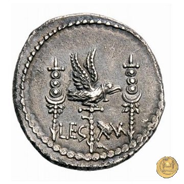 544/30 - denario LEG. XV (legionis quintae decimae) 32-31 BC (Itinerante con M. Antonius)