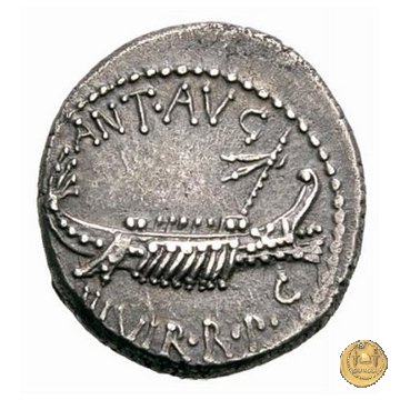 544/30 - denario LEG. XV (legionis quintae decimae) 32-31 BC (Itinerante con M. Antonius)