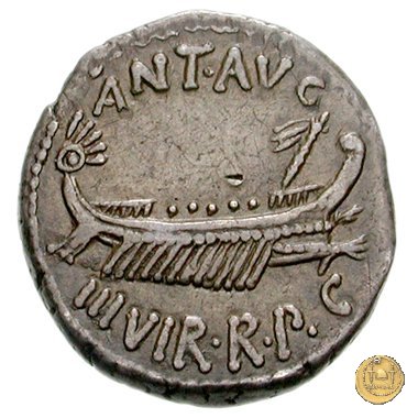 544/30 - denario LEG. XV (legionis quintae decimae) 32-31 BC (Itinerante con M. Antonius)