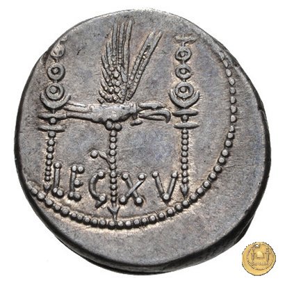 544/30 - denario LEG. XV (legionis quintae decimae) 32-31 BC (Itinerante con M. Antonius)
