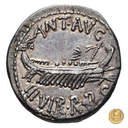 544/30 - denario LEG. XV (legionis quintae decimae) 32-31 BC (Itinerante con M. Antonius)