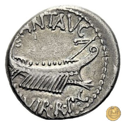 544/30 - denario LEG. XV (legionis quintae decimae) 32-31 BC (Itinerante con M. Antonius)