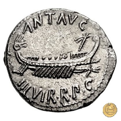 544/30 - denario LEG. XV (legionis quintae decimae) 32-31 BC (Itinerante con M. Antonius)