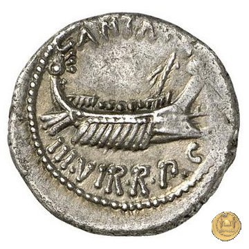 544/32 - denario LEG. XVII (legionis septimae decimae) 32-31 BC (Itinerante con M. Antonius)